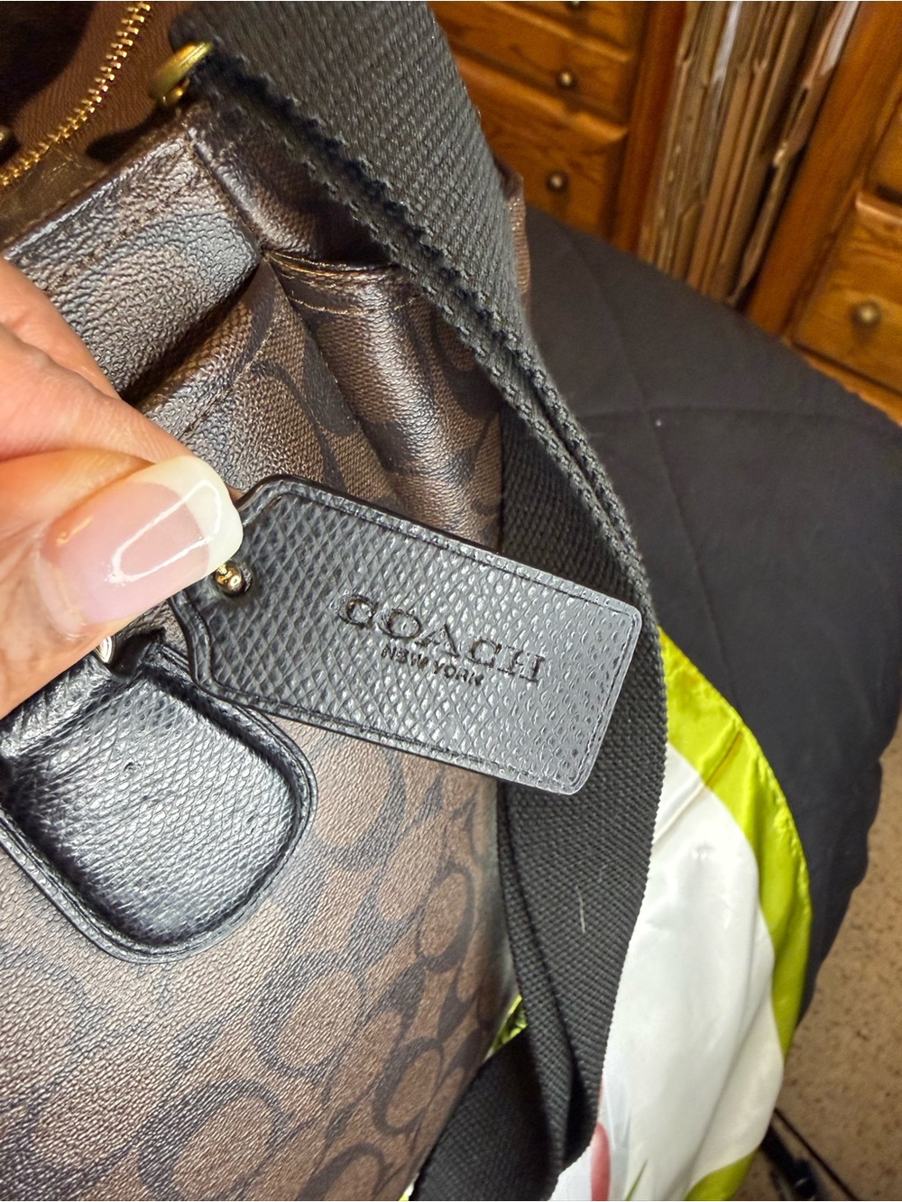 Coach Signature Diaper Bag- Brown - Picture 14 of 16
